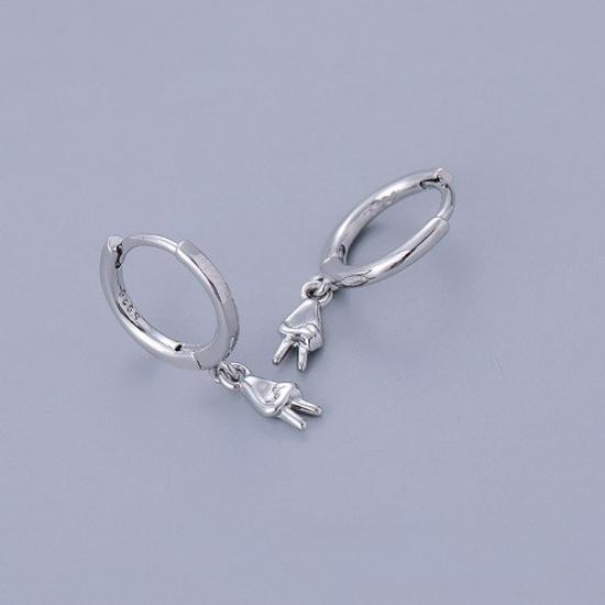 Korean Style Geometric Circle Earrings: Elegant, Versatile Ear Jewelry for Women and Students