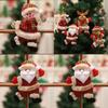 Charming Christmas Dolls Featuring Santa Snowman Elk Bear Perfect For Festive Tree Ornaments