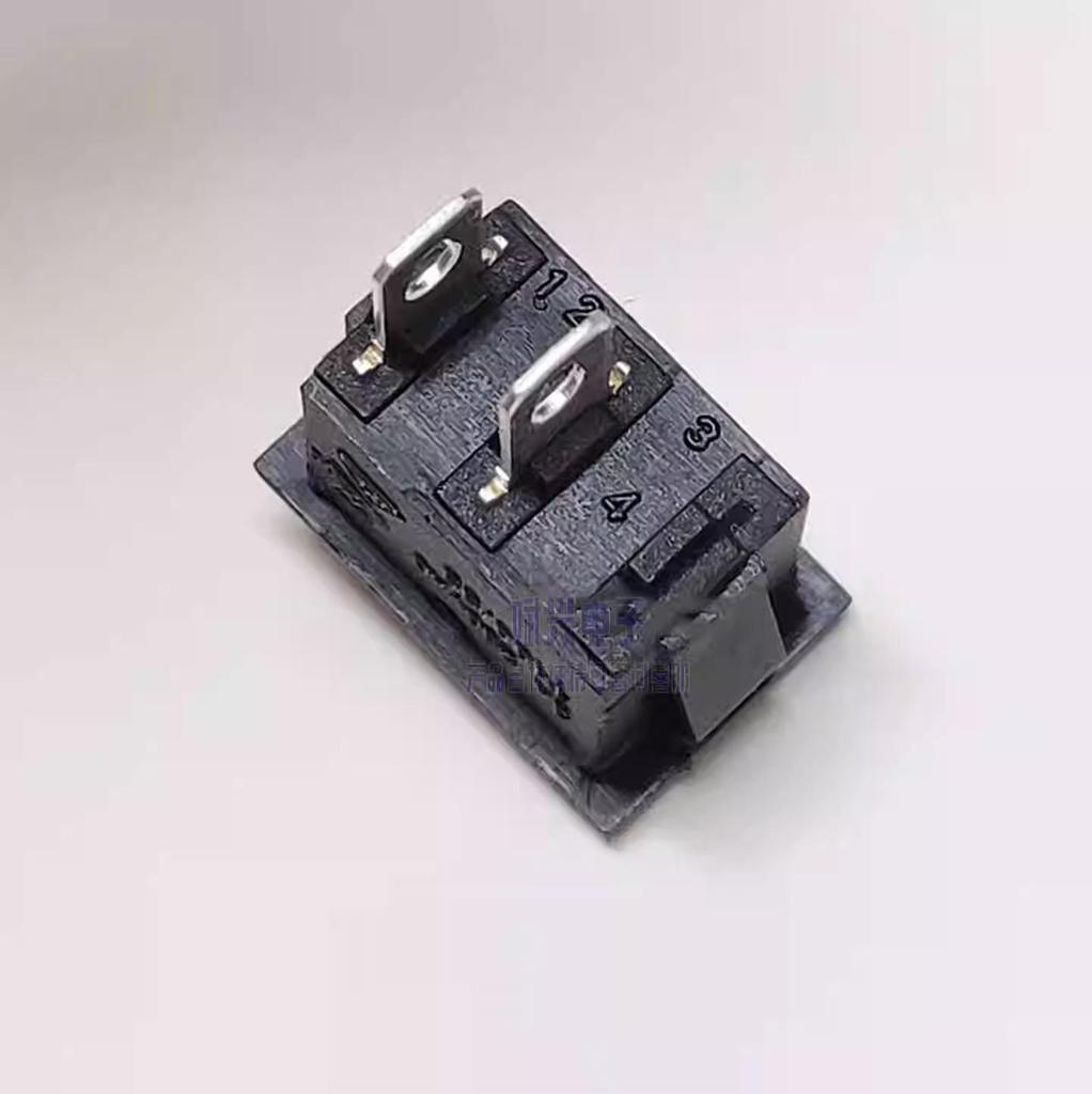 HONGJU Rocker Switch MR-2B-110-C5N-BB, 2 Pins, 2 Positions, 10x15mm.