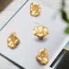 French Style Petal Cabinet Handles Zinc Alloy Single Hole Pulls for Wardrobe Drawer Kitchen Cabinet Decor 1pcs