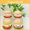 Burger Doll Animal With Capybaras Dogs Pigs Chickens Designed Pendant Keychain