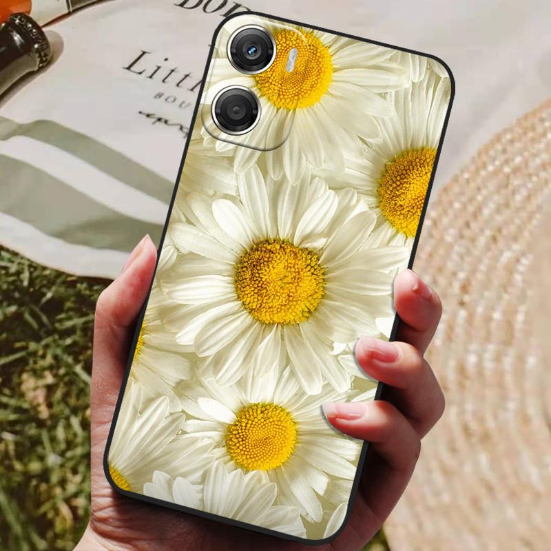 Custodia per Telefono Per Moto G06 Power 4G Cover Posteriore Guscio Antiurto Nero Silicone Morbida Cover Coque Per Motorola Moto G06 Custodie Fundas