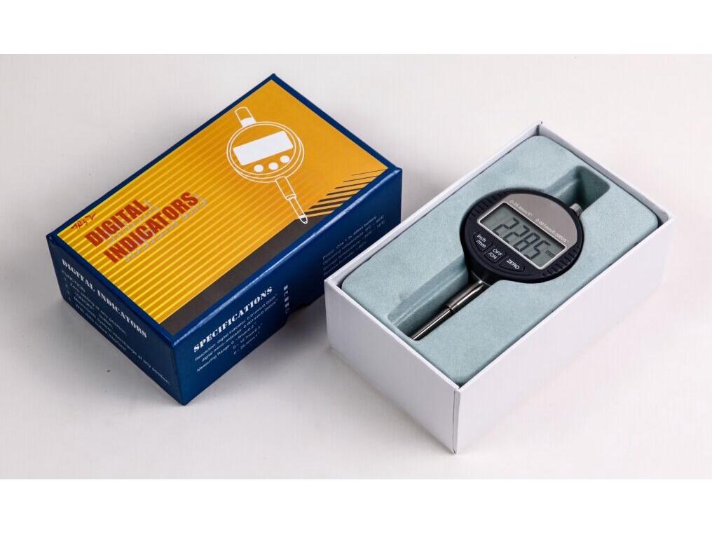 Genuine JURONG Digital Dial Indicator - 0-12.7mm/25.4mm Range, 0.5" Measuring Tool