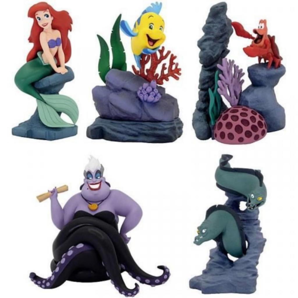Takara Tomy Arts Dioramatic Figure The Little Mermaid x Complete Set of Gachapon Capsule Toy 5,