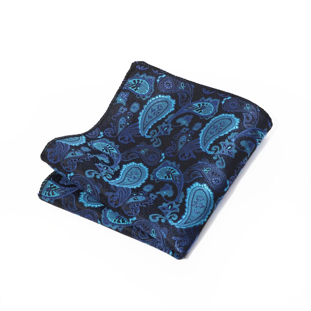 Herrficka i paisley-mönstrat polyester för affärs- eller fritidskostymer