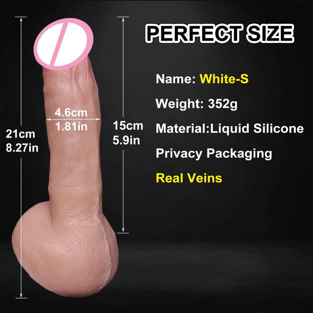 Cheap Soft Skin Feel Realistic Thick Dildo Gay Masturbators Silicone Dick Big Suction Cup Penis Anal Plug Sex Toy for Men Women