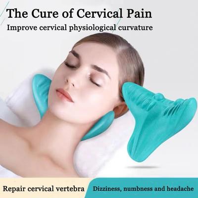 Neck Massage Neck Shoulder Traction Correction Gravity Acupressure Massage Cervical Spine Pain Relief Cervical Massage Pillow
