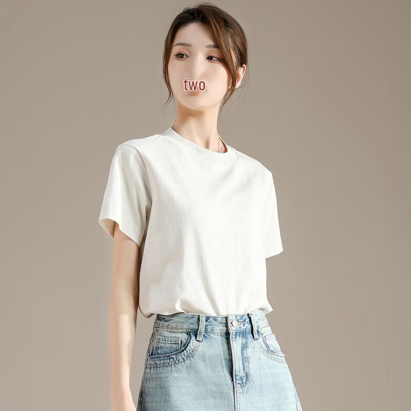 RAIN.CUN Women's Loose Fit Crew Neck Short Sleeve T-Shirt
