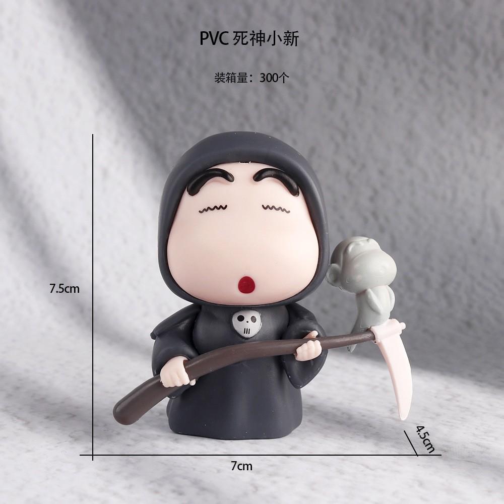 Kawaii Crayon Shin-chan Figurine Motorcycle Shin-chan Anime Figure Cartoon Ornaments Delicate Birthday Gift Home Decoration