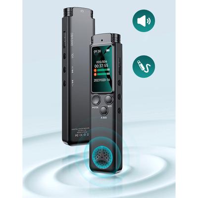 Professional Voice Recorder HD Noise Reduction One-button Clear Recording Voice Control Student Business Music Playback