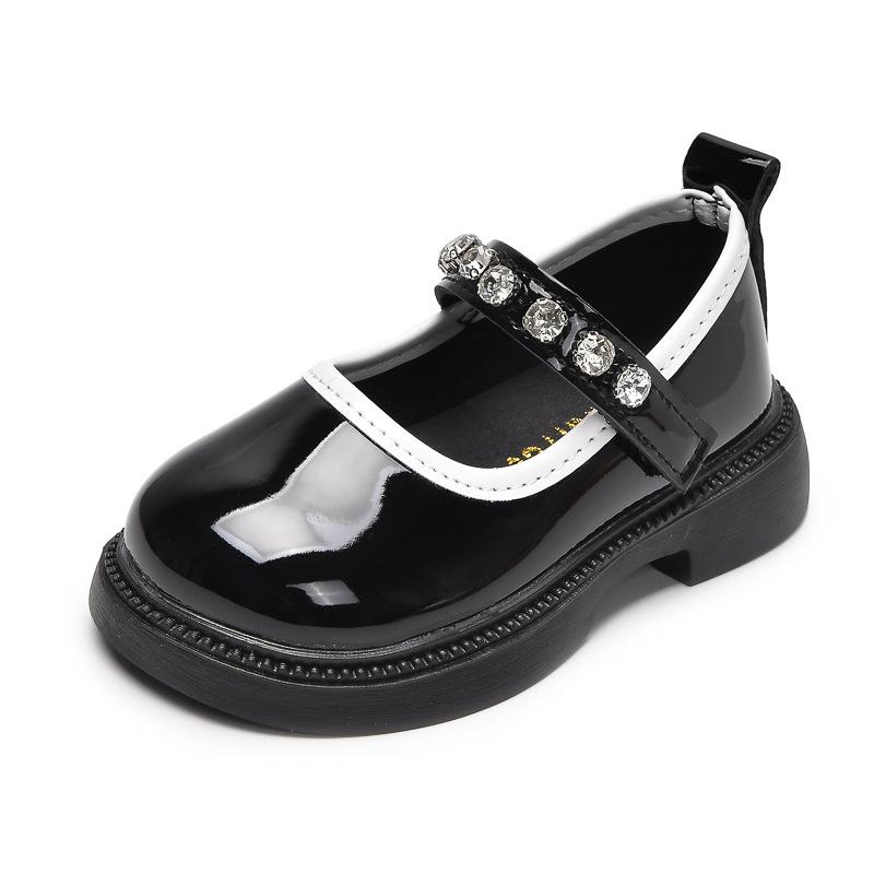 Frühling und Herbst Neuer Modetrend Mädchen Bequeme Weichsohlige Lederschuhe