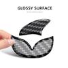 1X Carbon Fiber Car Interior Steering Wheel Logo Sticker Protective Decoration For Mazda Axela Atenza CX-4 CX-5 CX-7 CX-9 Decals