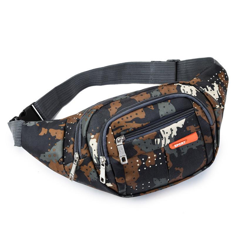 New Niche Men's Messenger Bag Fashion Spring and Summer Multi Functional Chest Bag Fitness Outdoor Sports Mobile Phone Purse Woman