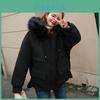 Premium Women Short Warm Coat With Hoodies For Cozy Winter Parkas Fashion