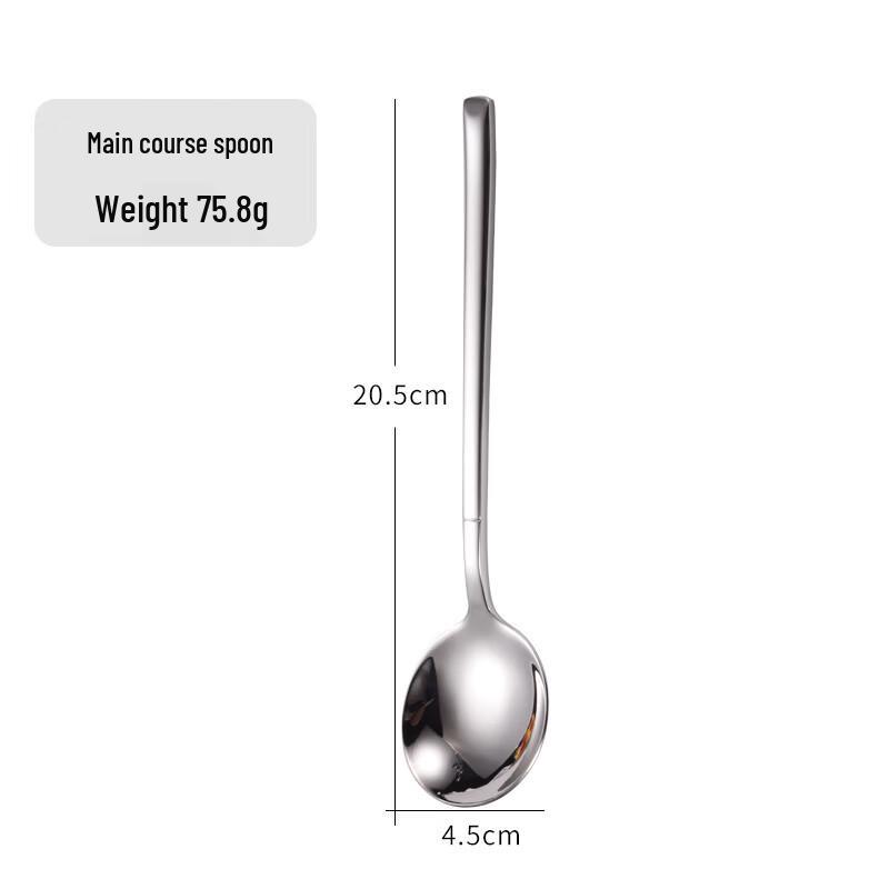 

ZISIZ Thickened Stainless Steel Cutlery Set