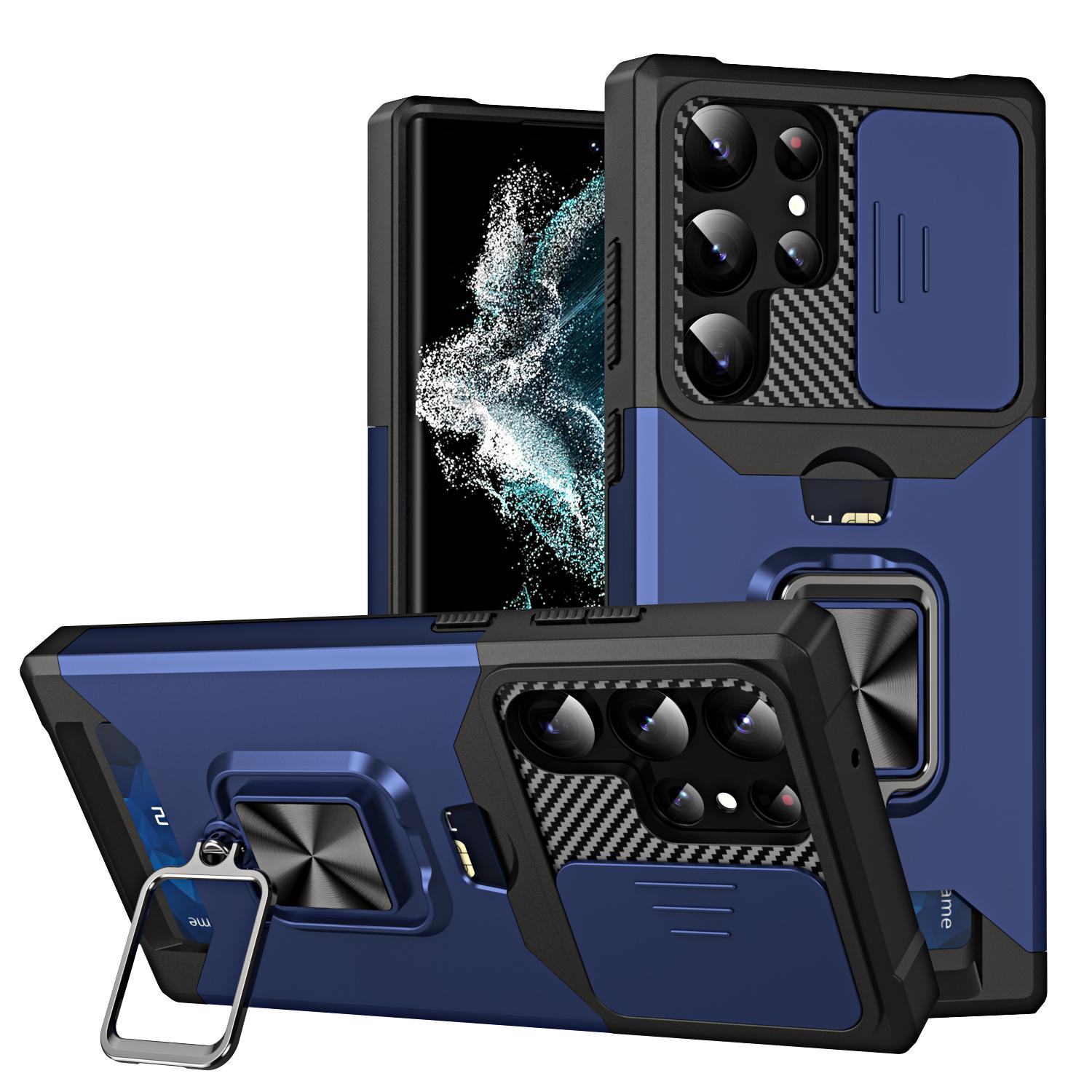 

Ударопрочный чехол Для Samsung Galaxy S25 S24 S23 S22 S21 Ultra S24 S25 Plus S23 S24 FE С карманом Магнитный С кольцом Бронированная крышка For Galaxy S24