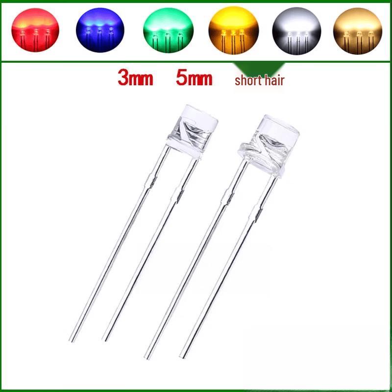 

Aokewen 5MM Flat Head Yellow LED Diode