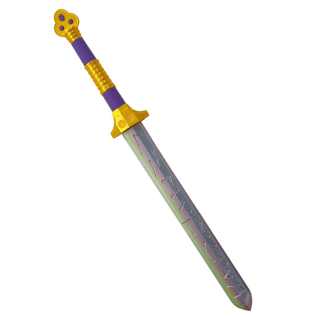 3D Printed Cosplay Sword PLA Role Playing Sword Collectible Cosplay Costume Prop for Festival Holiday Gifts Purple