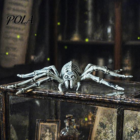 Scary Animal Head Props Halloween Skeleton Figurine, Realistic Crow Rat Scorpion Bone for Haunted Retro Aged Decor House, Plastic Skull Party, Spooky
