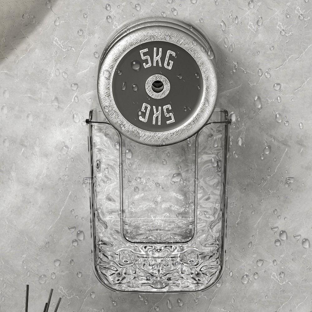 Punch-Free Suction Cup Wet Wipes Storage Box Transparent Wipes Holder Wipes Storage Box Bathroom