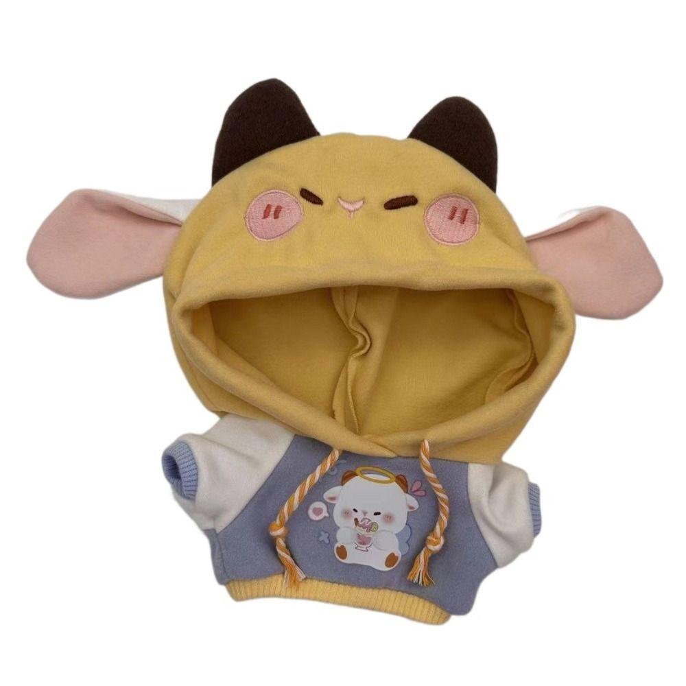 Sweatshirt Hoodies for 20cm Cotton Dolls Cute Clothes Outfits Mini Clothes Handmade Hoodies Mini Hoodie Cute 20cm Clothes