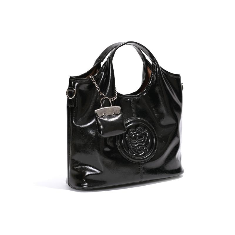 Leather Pictot Bag - Single Shoulder Bag for Women, Handbag with A Minimalist Style
