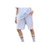Vans Checkerboard Drawstring Sports Straight Leg Shorts Unisex Shorts Blue VN0A7PZDBSS