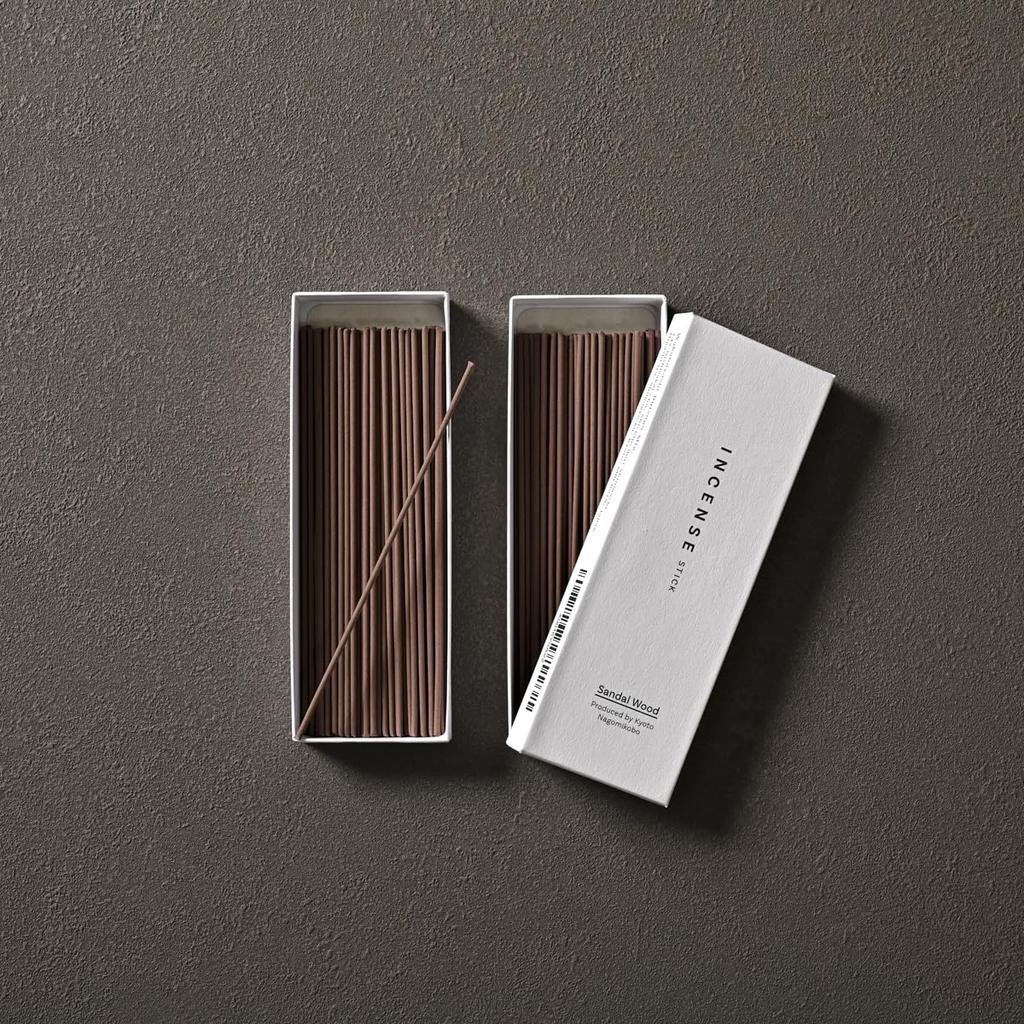 Kyoto Sandalwood Incense 60 20g Made In Temple Incense Holder Not Stick Aromatic Nagomi Kobo Sticks, Approx. Sticks, Each, Japan, Fragrance, Included,
