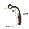 Universal CNC 304 Stainless Steel M10 Brake Hose Extension Tubing Stainless Steel Brake Line Extension Fitting Spare Accessories