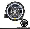Tri-Beam 9-inch LED Bi-Beam Lens Headlight Assembly for Jeep Wrangler JL