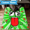 Custom Name Space Alien un-speakable Rug for Living Room, Game Rooms, Office, Bedroom, Floor Mat Playful Design, fan gifts Christmas decor