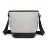 Unique Waterproof Shoulder Bag for Women Oxford Material Black Crossbody Bags Functional Travel Use Casual