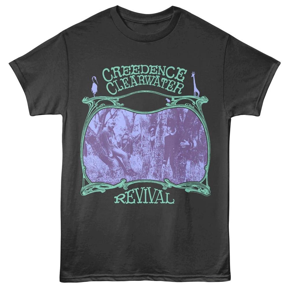

Creedence Clearwater Revival Band Hazy Woods Photo Men s T shirt M