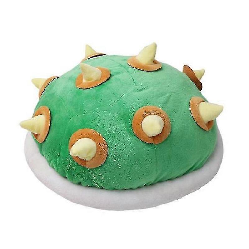 Molya Zelený Bowser Koopa Troopa Batoh Želví krunýř Žlutý Hrotitý Měkký Plyšový Kreslený Roztomilý Želví Kostým Batoh Taška Želví krunýř Hračky 12\" Typ