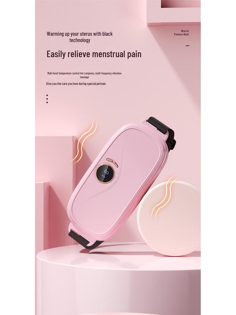 Self-Heating Menstrual Support Belt for Uterus and Lumbar Relief