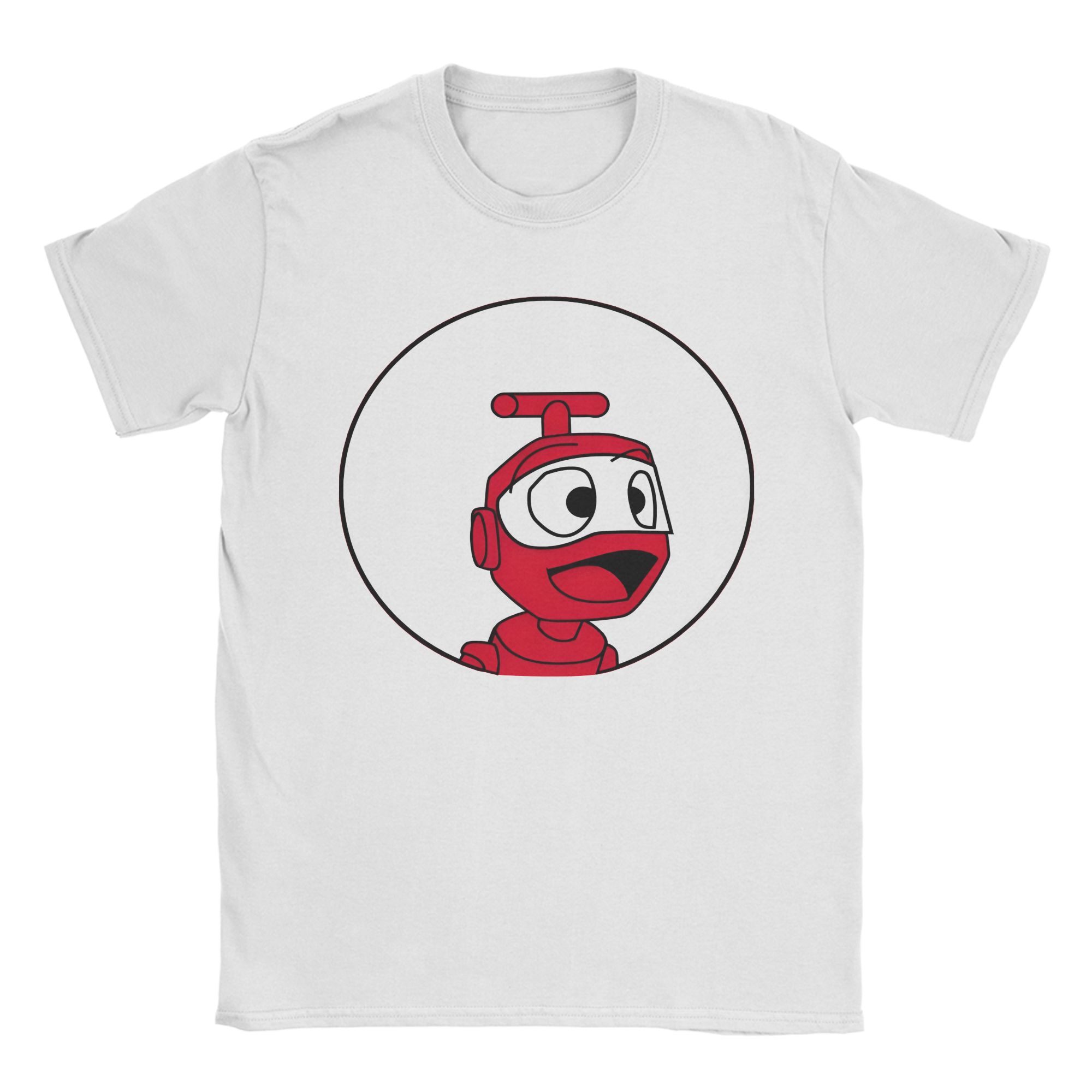 

Nono The Little Robot 100 Cotton T Shirt For Men Summer Vintage T-Shirts Round Neck Hip Hop Tee Shirt Oversize Design Clothi... 5XL різнокольоровий