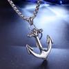 Europäischer und Amerikanischer Mode Anker Anhänger, Retro Herren Anhänger Schmuck, Umwickelter Anker Anhänger