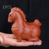 Ceai de cal Animal de companie Mov Argilă Ornamente în stil chinezesc Imagine vie Poni Decor Zen pentru desktop Gadget de ceai