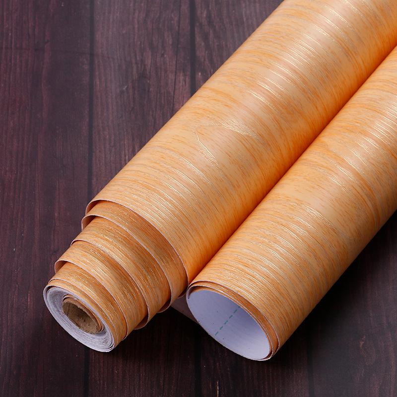 Thick Wood Grain Self-Adhesive Waterproof Wallpaper for Doors & Furniture Renovation