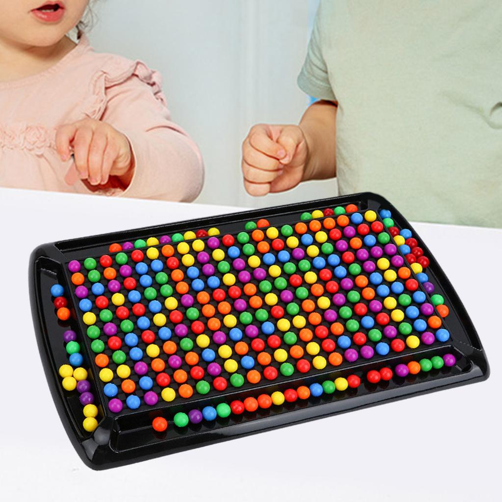 Intellectual Chessboard Rainbow Balls Elimination Game Strategy Board Funny Table Top Strategy Game Family Game