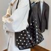Women's Metal Polka Dot Shoulder Bag Tote Bag