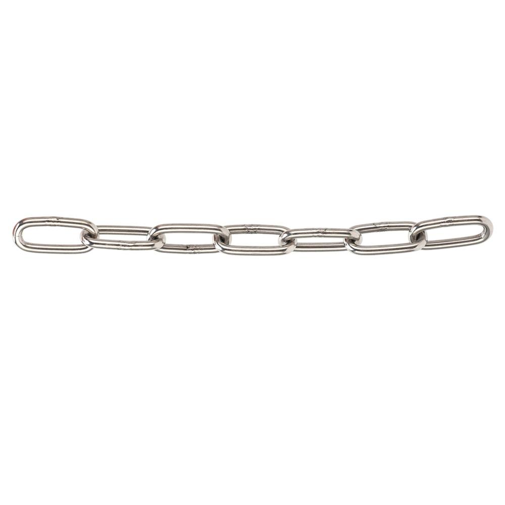 Chain Link Stainless Steel Chain 304 Stainless Steel Utility Chain Lifting Chain DIY Projects
