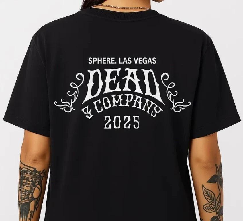 Dead and Company Sphere Las Vegas 2025 Shirt Two Sided S