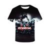 Roblox Game kids T-shirt cosplay costumes Child Cartoon Short sleeve top 3D Print Casual Street Clothes