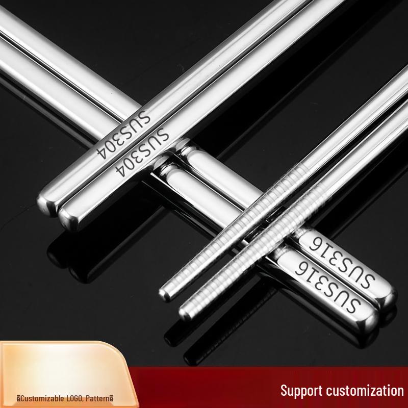 Yuanzu 316 Stainless Steel 10-Pair Chopsticks Set