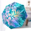 1pc Tropical Floral Pattern Umbrella with Plastic Handle,Vibrant Cartoon Pattern,Multi-functional UmbrellaB1966