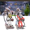 Diver Fish Ornament Air Action Aerating Diver Aquarium Decoration Exquisite Diver Fish Ornament for Aquarium Fish