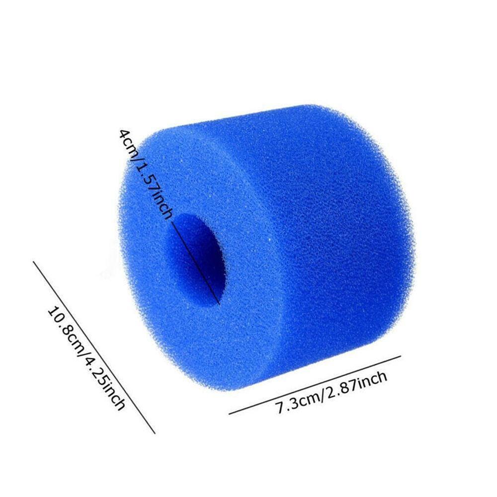 6Pcs for Pure Spa Reusable Washable Foam Hot Tub Filter Cartridge S1 Type Blue Lesix Swimming Pool Filter Sponge 6Pcs for Pure Spa Reusable Washable Foam Hot Tub Filter Cartridge S1 Type Blue Lesix Swimming Pool Filter Sponge