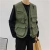 Men's Tactical Multi-Pocket Vest - Spring/Autumn Streetwear Hip Hop Sleeveless Jacket