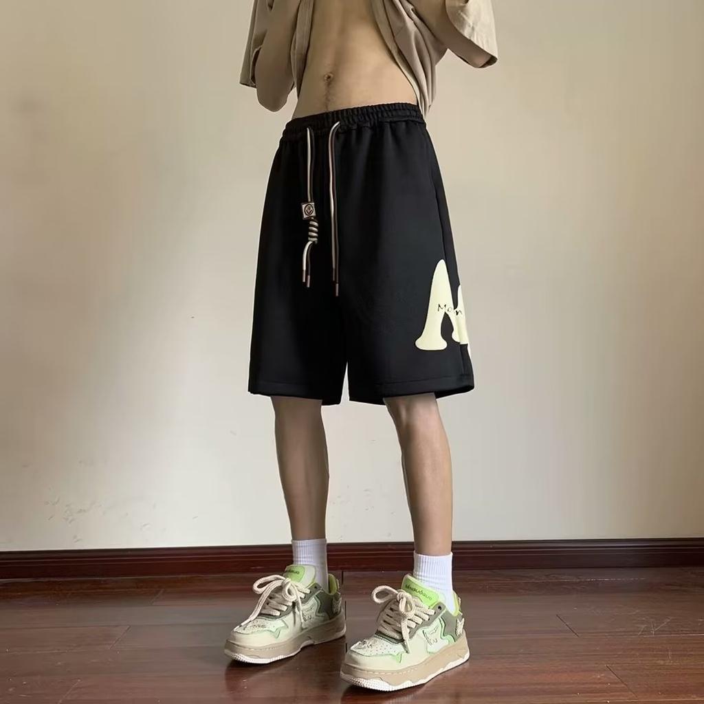 Shorts Men's Summer Loose Casual Drawstring Couple Sports Five-point Pants